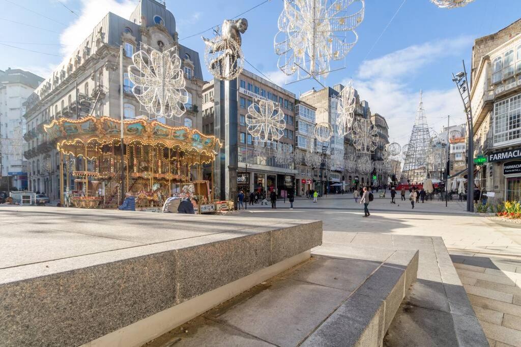 En Un Edificio Senorial: Duplex Totalmente Nuevo. Apartamento Vigo Exterior foto